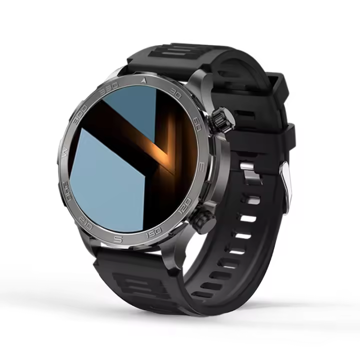 2024 Reloj Inteligente hombres 1.53 "pantalla AMOLED de alta definición, HD llamada Bluetooth,trayectoria GPS, NFC, reloj inteligente hombre, Brújula, impermeable ip68,Heart rate,100+ Modo deportivo al aire libre Para Android Ios nuevo Men's Smart Watch - 1