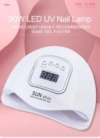 Lámpara LED UV para secado de uñas, secador de esmalte de Gel para manicura, de alta potencia, con Sensor inteligente y pantalla táctil, 12W/36W/48W/90W - details 0