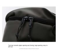 Mochila de gimnasio de viaje para mujer, bolso de mano de gran capacidad, deportivo, personalizado, seco, impermeable, de PU, con compartimento para zapatos - details 21