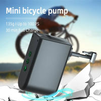 Mini bomba de aire eléctrica de 100 PSI inflador inalámbrico portátil para bicicleta válvula Presta, válvula Schrader inflador de neumáticos con compresor recargable para bomba de bicicleta accesorios para bicicletas MTB de carretera al aire libre - details 2