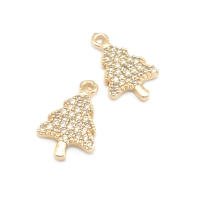 Colgantes de Árbol de Brasso Dorado de 18K Joyería Hazte de Diamantes Falsos y Circonio - details 7