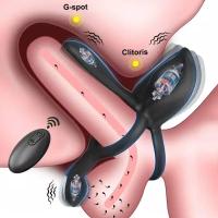 Leten-anillo vibratorio para retrasar la eyaculación masculina, estimulador Anal del clítoris y punto G, juguete sexual para adultos para parejas - details 1