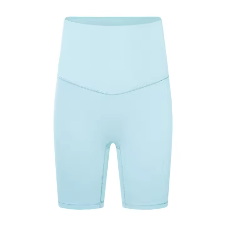 Shorts deportivos de mujer de alta gama SHINBENE 6" sin costuras delanteras de nylon para yoga y gimnasio talla grande muy cómodos para ciclismo y trabajo - 1