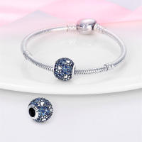 Pulsera Fit Original de 3mm en Plata Esterlina S925 con Pluma de Dreamcatcher y Cuentas DIY para Mujeres Joyería Fina de Cumpleaños - details 15
