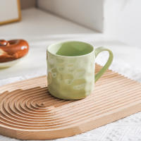 Taza de cerámica de alto valor ins viento desayuno taza Internet celebridad crema viento pareja taza de agua hogar taza simple - details 5