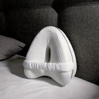 Almohada ergonómica para dormir de lado, 1 unidad, almohada de espuma viscoelástica para las rodillas con correa, cojín de apoyo - details 2
