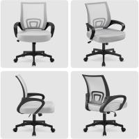 Silla de Oficina Ergonómica Transpirable, Ajustable en Altura, Soporte Lumbar, Giratoria para Max 136 KG - details 30