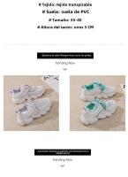 Nuevos zapatos casuales versátiles deportivos, zapatillas para correr de moda con plataforma de malla. - details 3