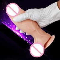 Leten-consolador enorme Iatable con ventosa, bomba Anal realista, tapón Anal grande, estimulación Vaginal, Juguetes sexuales para mujeres - details 1