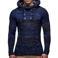 Suéter de cuello alto para hombre, suéteres de punto, jerséis casuales de moda, Otoño e Invierno - details 1