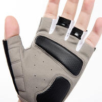 Guantes de ciclismo para bicicleta de montaña, antideslizantes, amortiguadores, acolchados, medio dedo, accesorios deportivos cortos - details 7