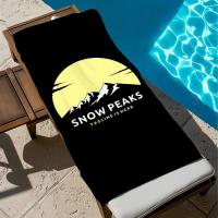 Moda al aire libre S-Snow Peak piscina suave regalo para viajes gimnasio ducha Camping deportes de secado rápido toalla de playa grande - details 4