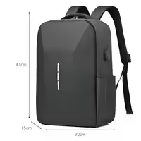 Mochila de viaje para hombre, Bolsa Escolar con puerto de carga USB, gran capacidad, 16 pulgadas, resistente al agua, a la moda - details 3