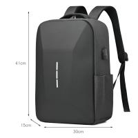 Mochila de viaje para hombre, Bolsa Escolar con puerto de carga USB, gran capacidad, 16 pulgadas, resistente al agua, a la moda - details 3