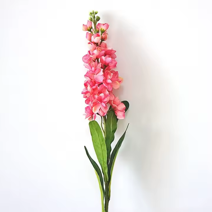 Rama de seda de jacinto artificial, rama de flor violeta grande de 80cm para novia - 1