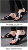 Nuevas zapatillas de verano para exteriores, sandalias de moda para hombre, chanclas antideslizantes, zapatos de playa para hombre - details 0