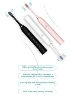 Cepillo de dientes eléctrico sónico recargable por USB, resistente al agua, blanqueamiento inteligente, limpieza automática ultrasónica de dientes - details 17