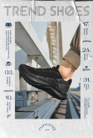 Zapatillas de correr transpirables con suela de goma para hombre, moda, gris - details 3