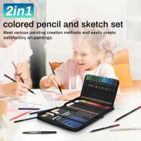 Kit de Dibujo Portátil Lápices de Boceto, Estuche de Viaje con Cremallera - details 9