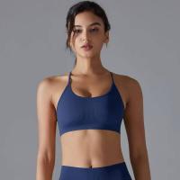 Sujetador deportivo cruzado, top sexy transpirable de secado rápido, sujetador de entrenamiento sin mangas para gimnasio - details 16