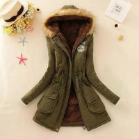 Chaqueta de algodón acolchada para mujer, abrigo informal ajustado con capucha, Parkas acolchadas, abrigo cálido, otoño e invierno, nové de 2025 - details 3