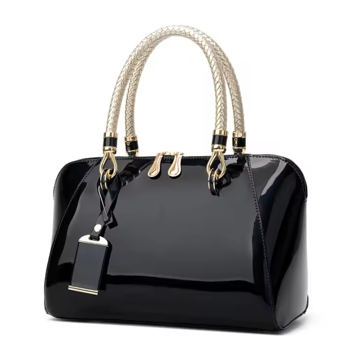 Nuevo bolso de mujer brilliant De Charol Bolso de mujer Bolso de hombre de moda - 1