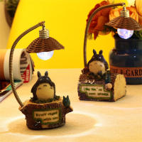Totoro-luz nocturna de estilo japonés para decoración de habitación, lámparas de dormitorio, regalo de cumpleaños creativo, Anime, Luffy, hecho a mano para estudiantes - details 1