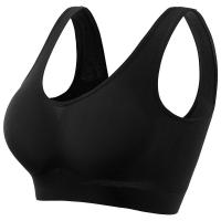 Women solid color fitness sports bra top gym yoga athletic tight workout soft brassiere padded - details 34