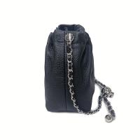 Bolso de hombro de cuero genuino para mujer, bolso nube, bolso de cadena plisado de gran capacidad, riñonera informal cruzada de un solo hombro, bolso multiusos para viajes y compras - details 4