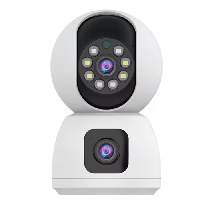 Cámara de Seguridad Inalámbrica 5G Tuya con Lente Doble Monitorización de Seguridad Interior 4K 8MP - 1