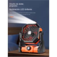 Camping Ventilador 20000mAh, Portátil Recargable para Escritorio Tienda de Campaña con Control Remoto y Gancho, Luz LED, Ventila - details 6
