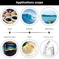 Medidor de temperatura de salinidad EC TDS 5 en 1, medidor de pH, probador de calidad del agua para alimentos, bebidas, contenido de sal, agua de mar para acuario, ATC - details 9