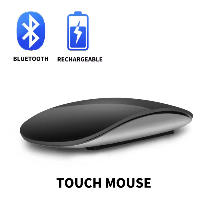 El ratón inalámbrico Bluetooth 4,0 se puede cargar en silencio y tocar el ratón con múltiples arcos. - 1
