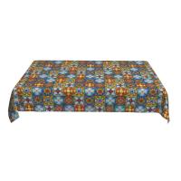 Mantel rectangular Talavera mexicano para fiesta, manteles impermeables para mesa de comedor, cocina, decoración del hogar - details 23