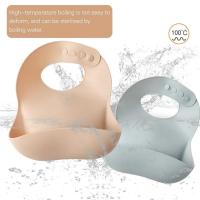 Baberos de silicona fáciles de limpiar, productos para bebés impermeables - details 10