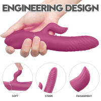 Juguetes sexuales, vibrador retráctil calentado, fuerte choque, vibrador de pulso totalmente automático para mujeres, juguetes para adultos para mujeres - details 3
