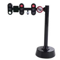 Juguete de tráfico de seguridad, señales de luz, Mini modelo de parada de tráfico, juguetes ABS, simulación de semáforo, bloques de construcción, juguetes para niños - details 7