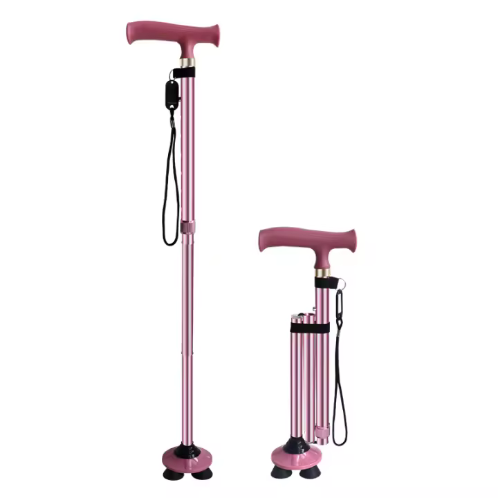 Bastones de Trekking multifuncionales Bastones para caminar con mango en T para adultos - 1
