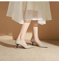 Zapatos de tacón de aguja puntiagudos de charol versátiles clásicos - details 20