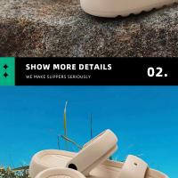 Sandalias de Doble Correa DIY para Mujer Suela Gruesa, Impermeables, Estilo Playero para Verano al Aire Libre - details 8