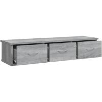 Mueble de Almacenamiento Sonoma Estera Flotante de Pared Diseño Moderno para Salón - details 6