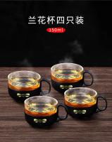 Juego de té individual de maestro de Kung Fu de vidrio, taza pequeña con mango de cinturón transparente y oreja - details 2