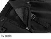 Pantalones de trabajo impermeables para hombre, pantalones cálidos de lana para senderismo, escalada, Camping, deportes al aire libre, montañismo, esquí, gris, 1508A, Invierno - details 17
