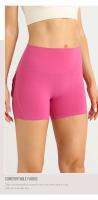 ZHUMU GYM Pantalones Cortos de Yoga de Cintura Alta Secado Rápido, Transpirables, Adecuados para Workout en Gimnasio, Ciclismo, Deportes al Aire Libre - details 8