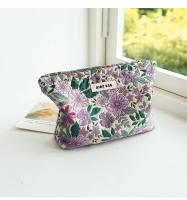 Bolsa de Maquillaje de Viaje de Lienzo de Doble Capa de Alta Calidad Bolsa de Almacenamiento Portátil para Mujeres con Estampado Bolsa de Maquillaje de Gran Capacidad - details 19