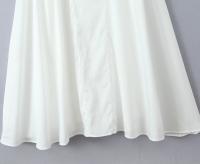 Vestido Midi largo sin mangas para mujer, traje elegante con espalda descubierta, cuello redondo, cintura baja, corte en A, ideal para fiesta y vacaciones de verano - details 8
