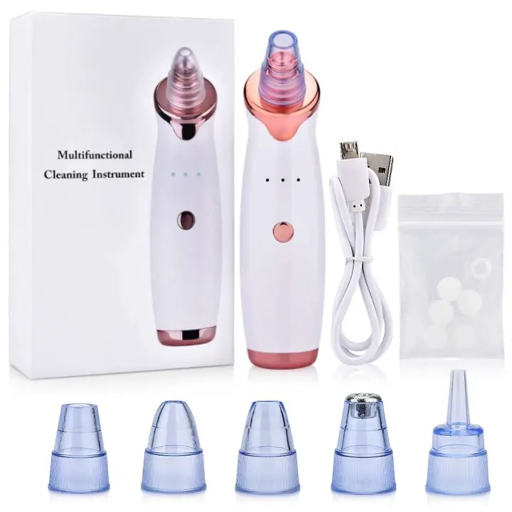 Removedor eléctrico de espinillas con succión al vacío, limpiador de acné del poro Facial recargable por USB, limpieza de manchas de comedón, Extractor de espinillas - 1