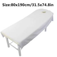Sábana de Masaje Rosa Suave Cubierta de Mesa de Spa con Agujero - details 0