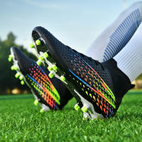 Botas de fútbol profesionales para hombre, zapatos de fútbol de Punta larga, zapatos de fútbol de tobillo alto para exteriores, zapatos de entrenamiento para niños - details 17