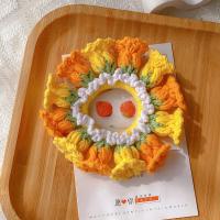 Flores Convallariae, gomas para el pelo de flores de ganchillo, elásticas, hechas a mano, tejidas, tocado de cuerda para el cabello, colorido, dulce, diario - details 3